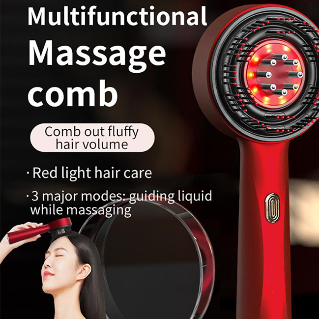 Red Light Scalp Massage Comb